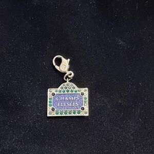 Swarovski Blue and Green Champs Elysees Charm